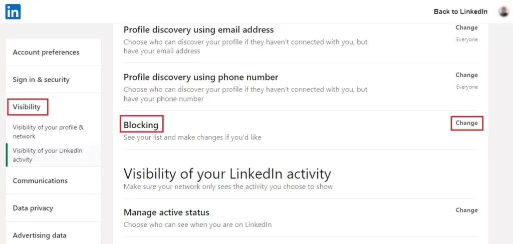 how to unblock someone on linkedin 1
