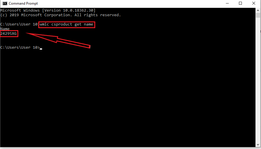 How to check Computer model by Command Prompt