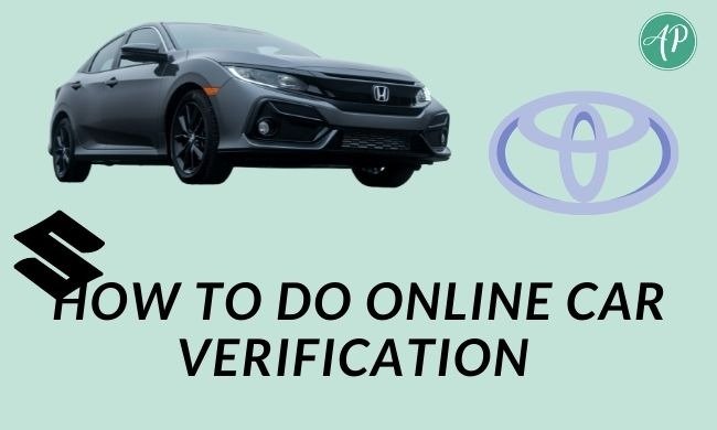 How to do Online Car verification