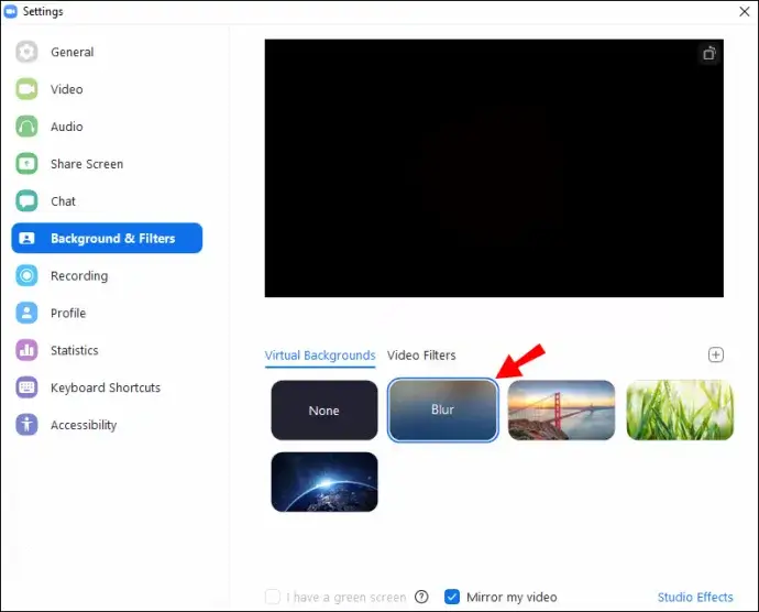 How to Change Zoom Settings to Blur Background On Mac