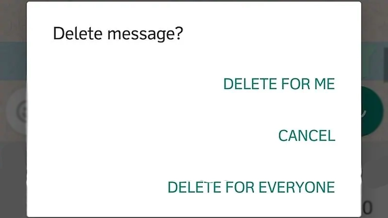 How to Delete Messages Individually Only For Yourself